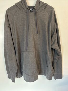 Comfort Fit Gray Hooded Sweatshirt - Active Sport